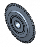 Perforating wheel, 17 TPI